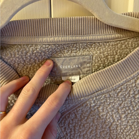 Men’s everlane renew fleece oversized crew - Picture 2 of 3